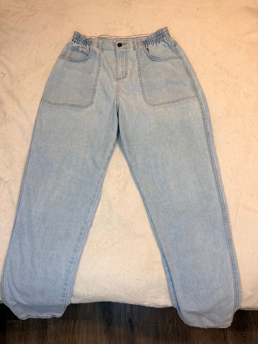 Lee elastic waist carpenter jeans size 12